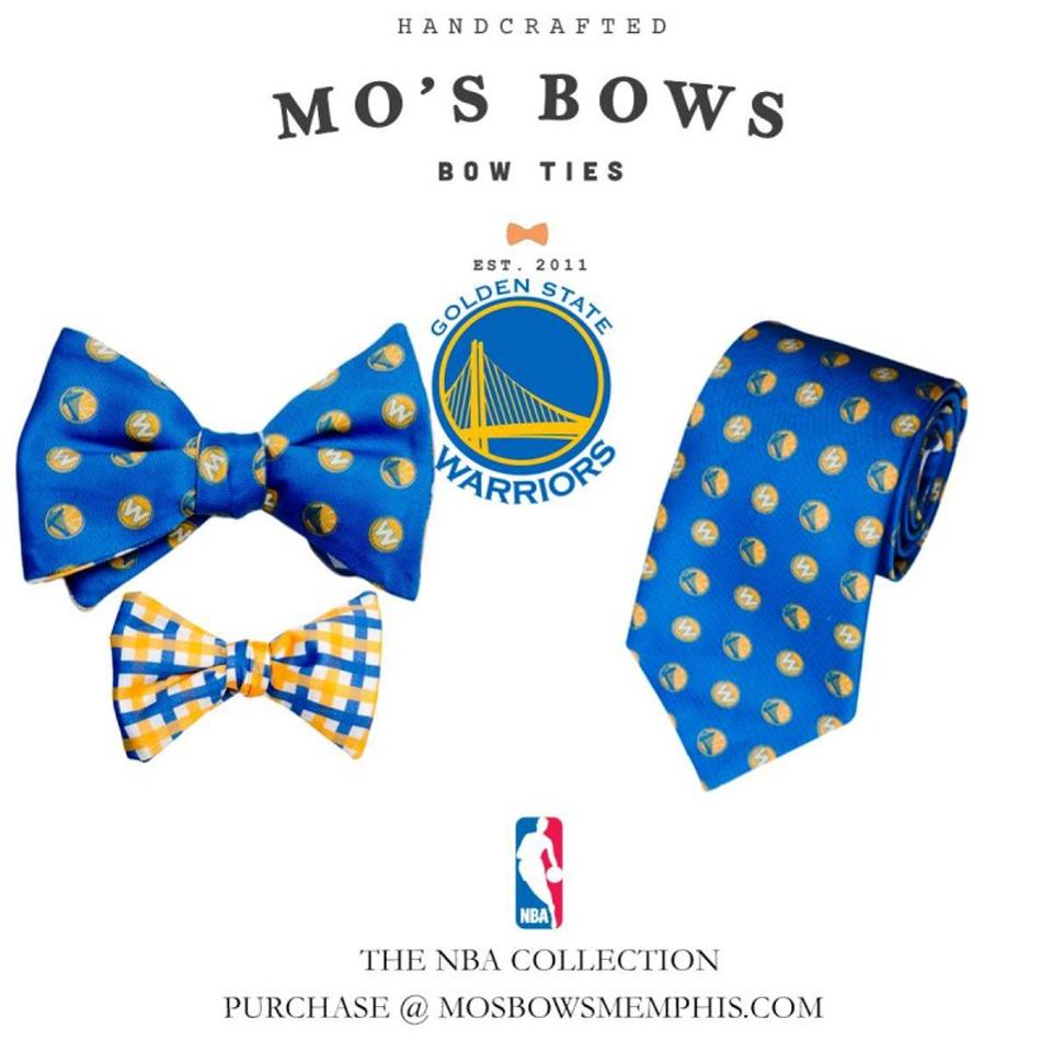 Golden State Warriors Bow Ties and Hair Bows