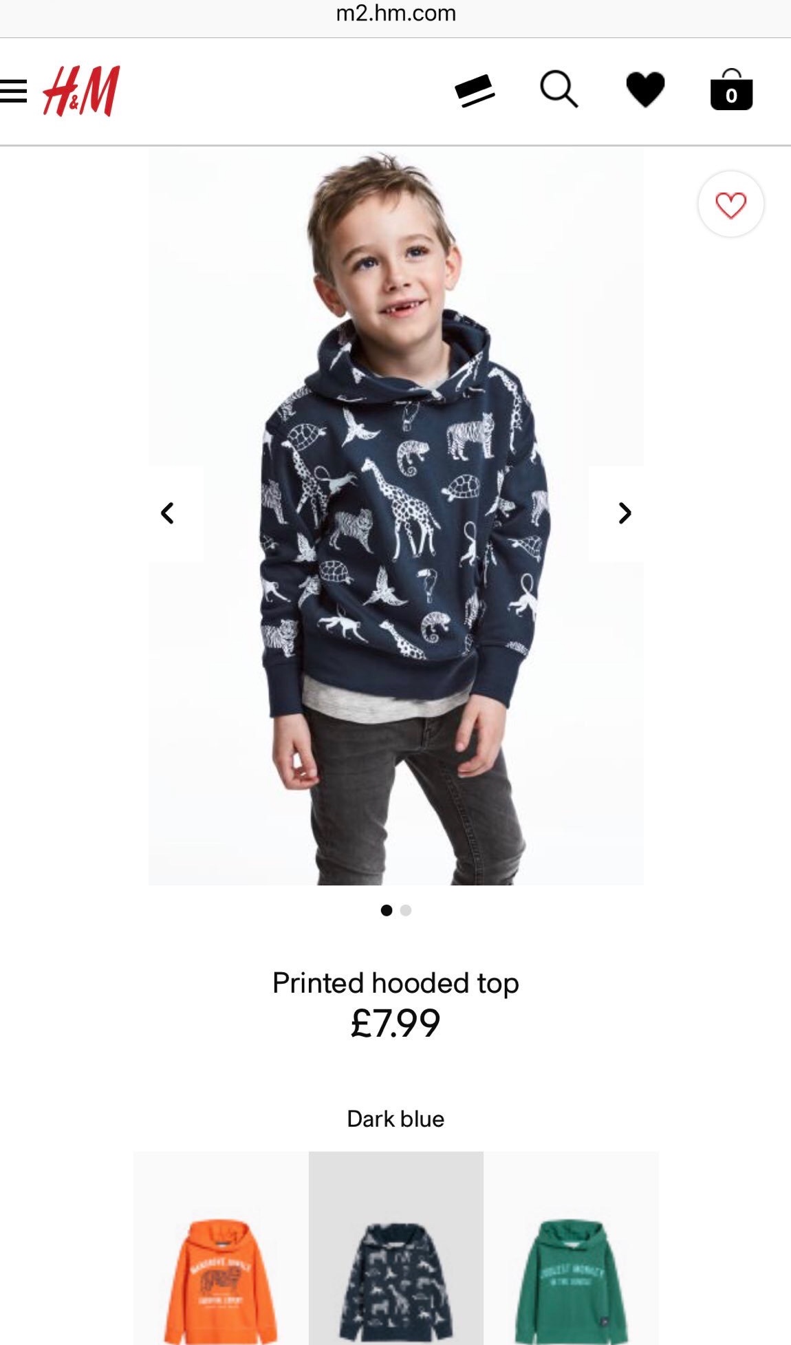 H&m coolest kid in best sale the jungle