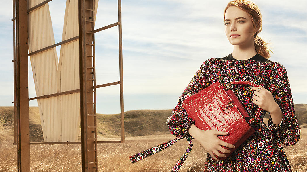 Actress Emma Stone is Louis Vuitton's newest ambassador