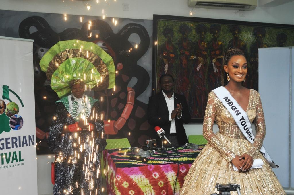 MBGN Tourism and newly appointed Brand Ambassador of the All Nigerian Festival, Danielle Hafsat Jatto