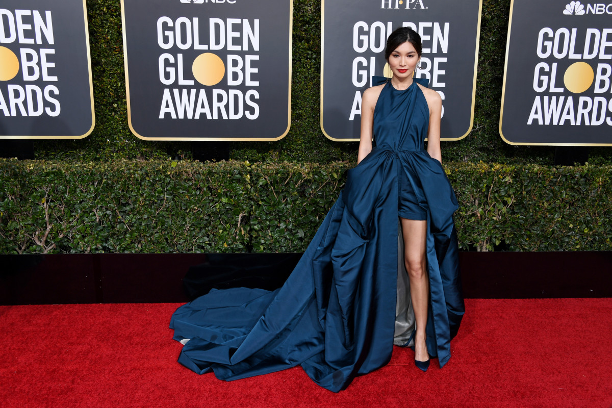 Gemma Chan Best Dressed Golden Globes 