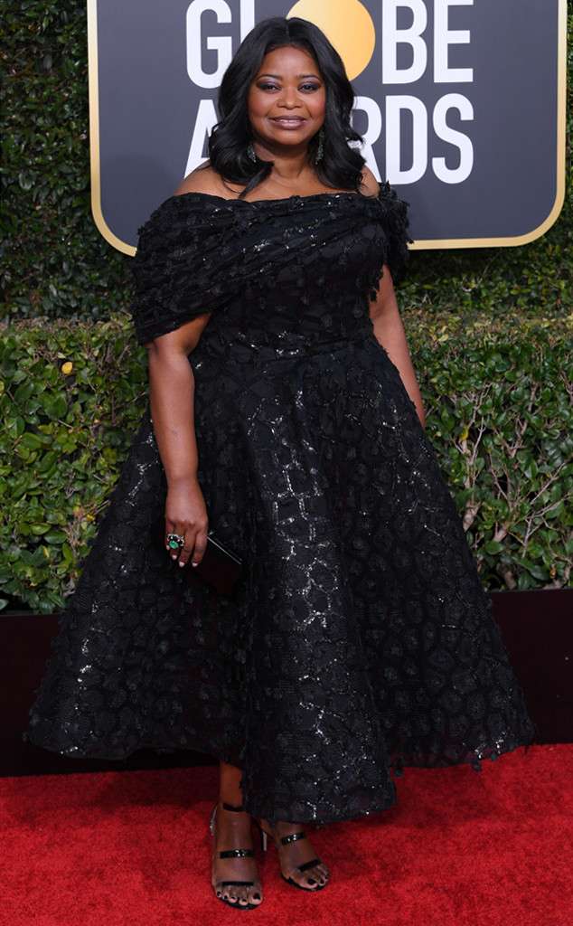 Octavia Spencer Best Dressed Golden Globes 