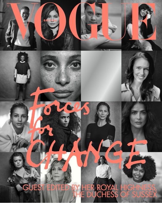 Chimamanda on the cover of September 2019 Vogue