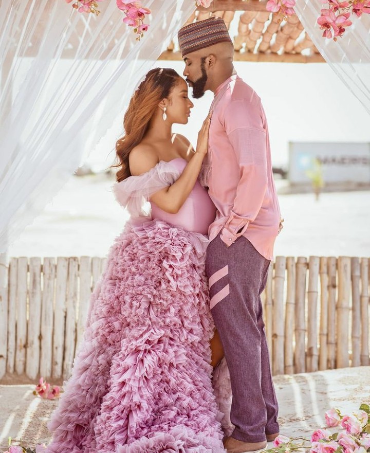 Couple Goals. Banky W and Adesua Etomi-Wellington