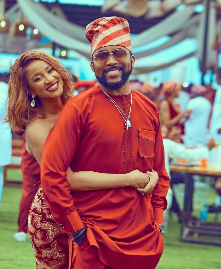 Couple Goals. Banky W and Adesua Etomi-Wellington