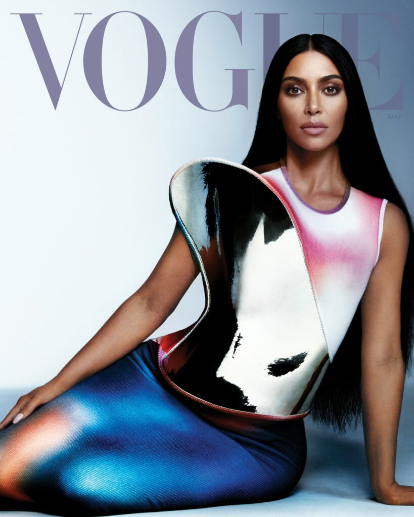 Kim Kardashian for March Vogue