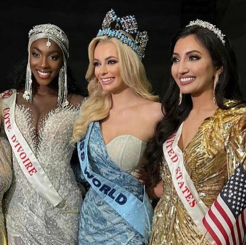 Miss World 2021 top 3.