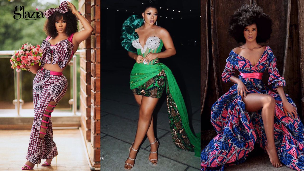 Top 10 Best Ankara Inspired Celebrity Looks FT Toke Makinwa, Liquorose,  Ndavi Nokeri & More! - Glazia