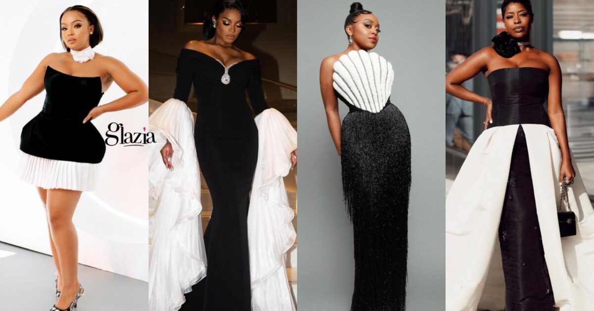 black stylish clothes