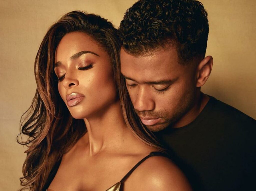 Ciara and Russell Wilson