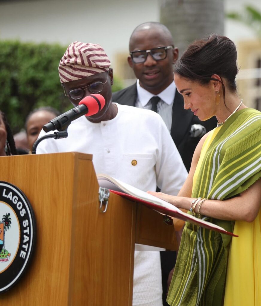 Harry and Meghan in Nigeria