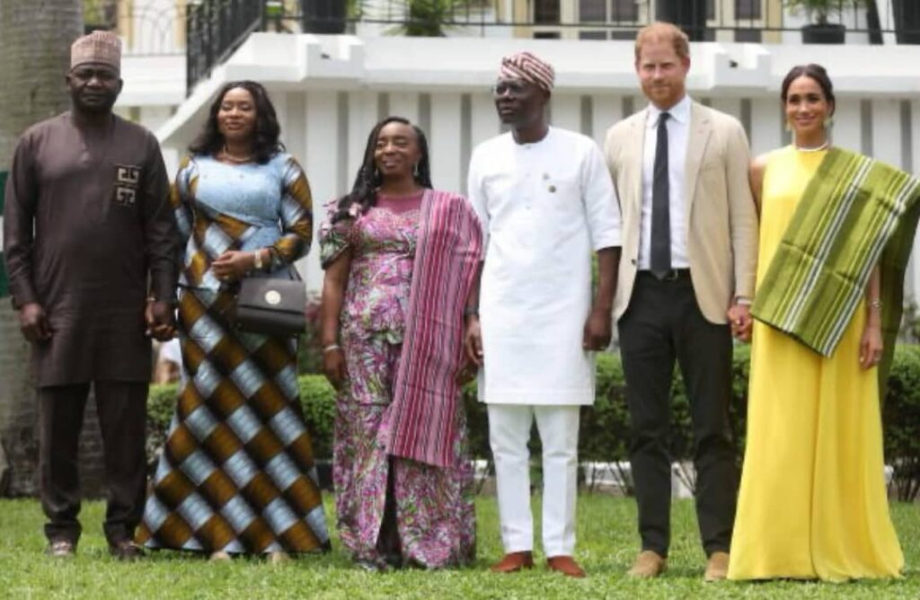 Harry and Meghan in Nigeria