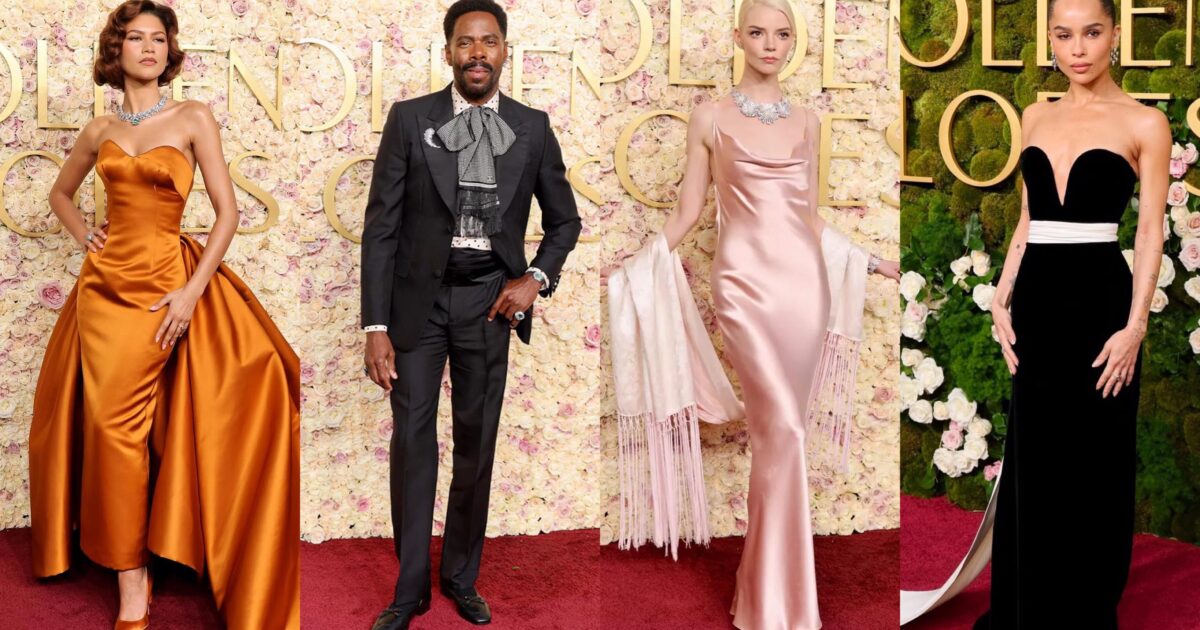 2025 Golden Globes Top 10 BestDressed Stars FT Zendaya, Colman